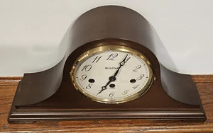 !FUNZIONA BENISSIMO! Orologio a carillon Bulova B1814 Dorchester 8 giorni Westminster 340-020A - Foto 1 di 16