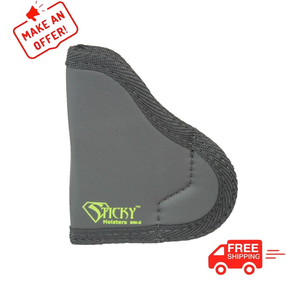 Sticky Holsters SM-2 Small Sticky Holster for Pocket 380 up to 2.5 in barrel - Image 1 of 1
