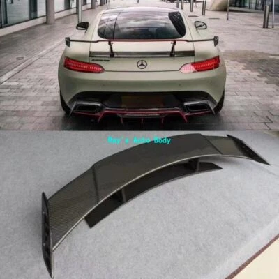 Alerón trasero de fibra de carbono para Mercedes Benz AMG GT GTS estilo R Foto 1 de 4