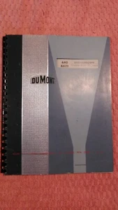 Original Du Mont DuMont 440 / R Oscilloscope Instruction Manual # 6704 0331 1961 - Picture 1 of 7