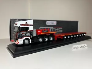 Oxford Diecast Scania Topline Nooteboom Low Loader 1/76 Smiths Haulage -... - Imagen 1 de 5