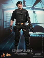 HOT TOYS Expendables 2 BARNEY ROSS 12" 1/6 Scale Figure Sideshow Stallone NEW