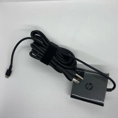 HP 65W Travel USB C AC Adapter / Laptop Charger 925740-004 / TPN AA03 - Image 1 of 2