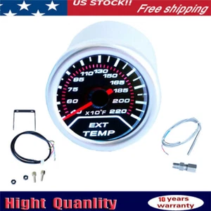 2'' 52mm Electric LED Exhaust Gas Temp Gauge EGT Temperature Meter with Sensor - Picture 1 of 7