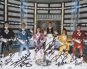 Mighty Morphin Power Rangers The Movie entire cast signed 8x10 photo reprint rep - Picture 1 of 1