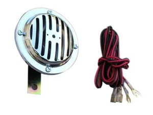 12V DC 3.5" Chrome Horn w/ 6' Wire for Car Truck Golf Cart ATV and More - Bild 1 von 1