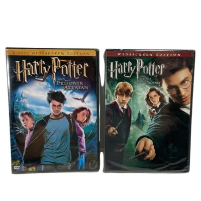 Harry Potter and the Prisoner of Azkaban PLUS Order of the Phoenix Sealed DVDs - Image 1 of 4