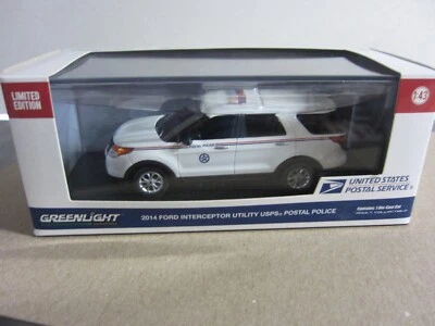 2014 Ford Interceptor Utility Postal Police USPS Greenlight Collectibles 86524 - Image 1 of 4