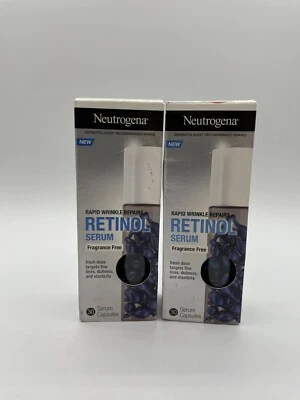 2x Neutrogena Retinol Serum Capsules 30 ct Fragrance Free - Image 1 of 4