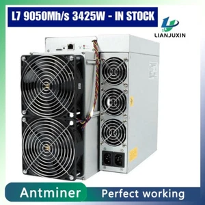 New BITMAIN Antminer L7 9050MH/S LTC & DOGE Coin Asic Miner In stock - Picture 1 of 4