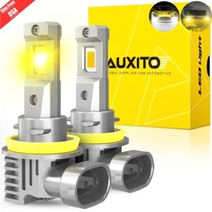 AUXITO H11 H8 H9 H16JP 6500K LED Fog Driving Light Bulbs Super Bright For Ford - Picture 1 of 22