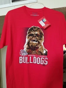 NEU Gonzaga University Bulldogs T-Shirt MEDIUM Chewbacca Star Wars March Madness - Bild 1 von 1