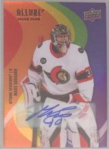 2022-23 Allure Mads Sogaard Full Rainbow Auto Rookie Card# SF-15 Ottawa Senators