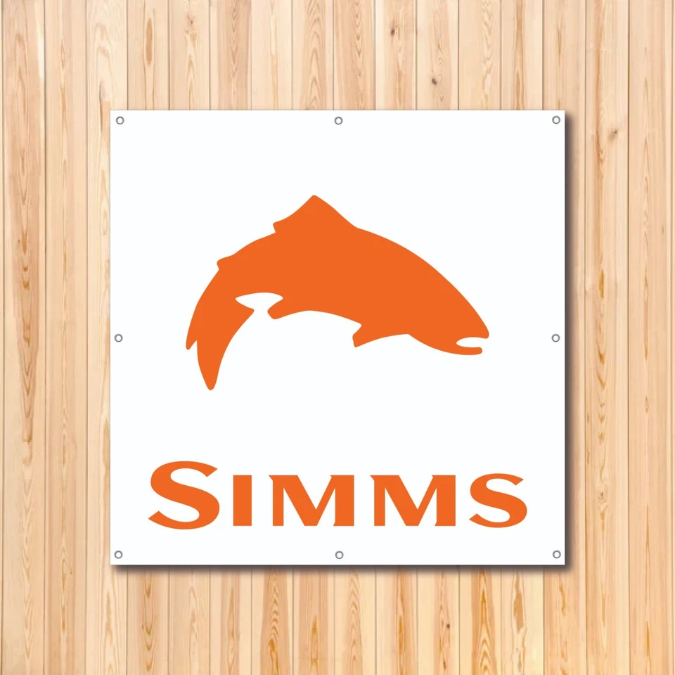 SIMMS FISHING 5'X5' VINYL BANNER - Image 1 of 1