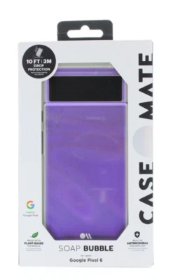 Funda CaseMate para Google Pixel 6 Jabón Burbuja Púrpura Foto 1 de 4