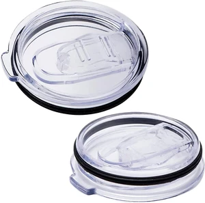 Tumbler Lids Spillproof, 2 Replacement Lids for 30oz Stainless Steel Tumblers - Picture 1 of 7