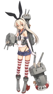 Shimakaze Kancolle Sticker Anime 6" Car Decal Waifu Kantai Collection - Picture 1 of 1