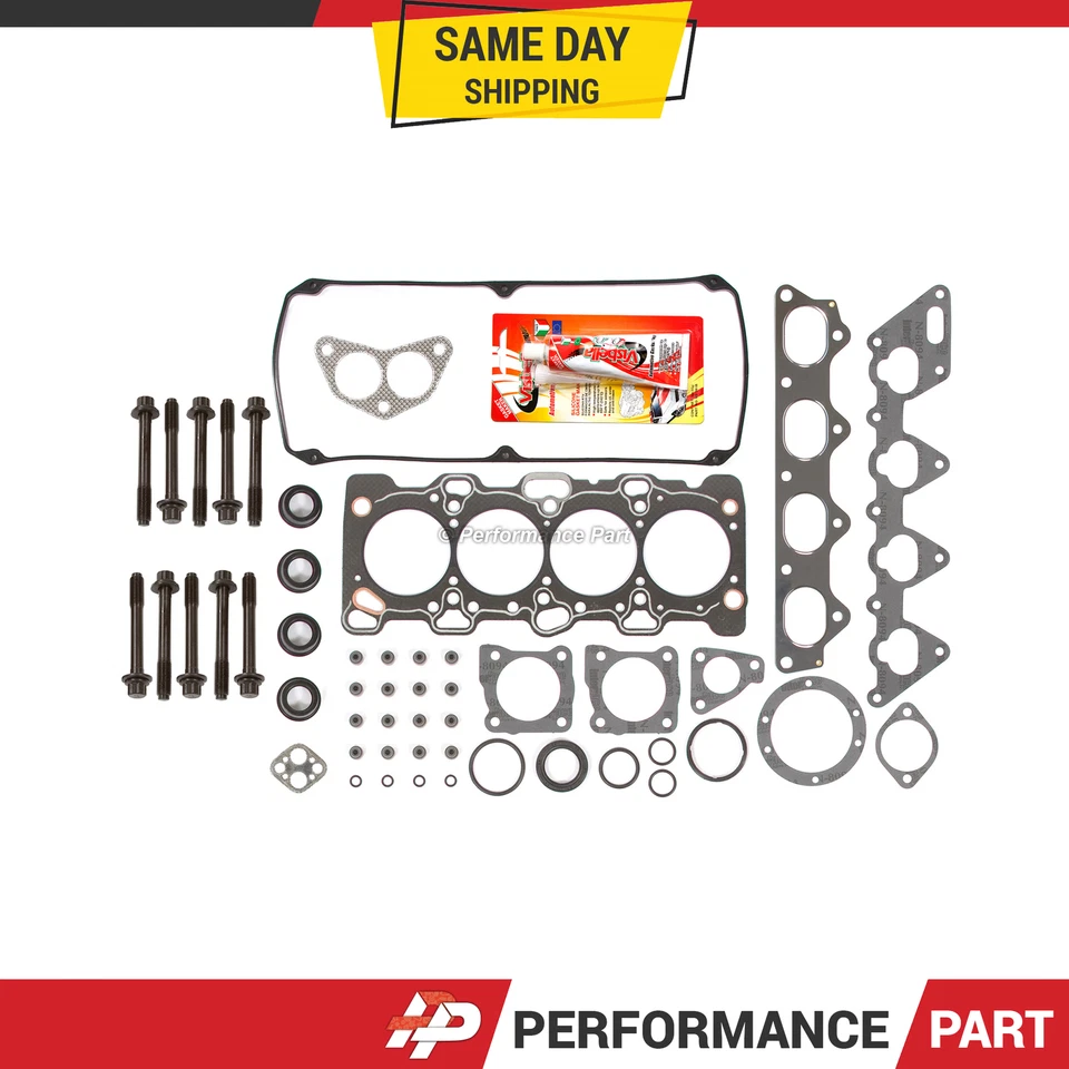 Juego de pernos de junta de culata para 93-99 Mitsubishi Galant Expo Eagle Plymouth 2.4 4G64 Foto 1 de 4