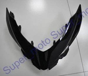 Front Headlight Fairing Nose Cowl Fits Kawasaki Ninja 400 ex400 2018-2021 Black - Foto 1 di 1