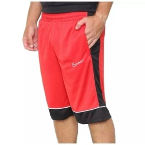 Neu mit Etikett Nike Fast Break DRI-FIT Basketballshorts für Herren rot schwarz weiß Größe M - Bild 1 von 3