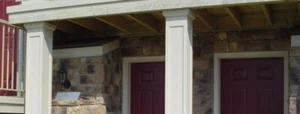 HB&G 8" Square Non-Tapered Tuscan Capital & Base #54301 - Picture 1 of 1