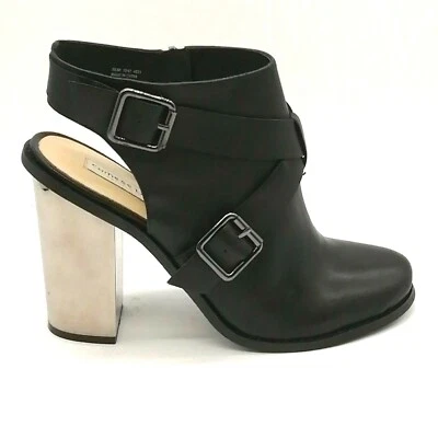 Kristin Cavallari by Chinese Laundry Remi Ankle Boot Black Leather Zip 6.5 NEW - Image 1 of 4
