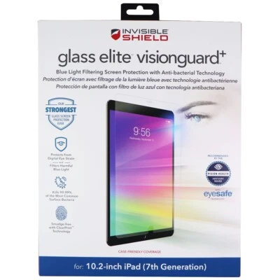 ZAGG (Glass Elite VisionGuard+) Screen Protector for Apple iPad (10.2) 7th Gen - Image 1 of 3