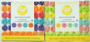 Wilton Gel Lebensmittelfarben - 8 Farbbündel - je 0,3 flüssige Unzen - Bild 1 von 5