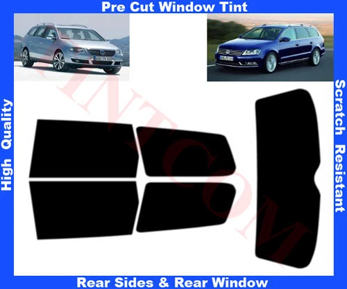 Pellicola Oscurante Vetri Auto Pre-Tagliata VW Passat B6/B7 S.W. 05-13 da5% a50% - Imagen 1 de 1