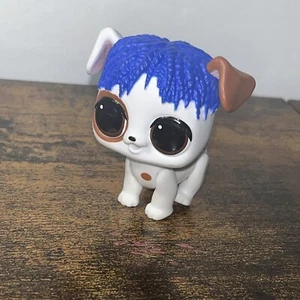 LOL SURPRISE DOLL PET ~ DOWNTOWN BB FAMILY BLUE HAIR PUPPY DOG ANIMAL MGA - Picture 1 of 3