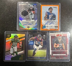 Lotto 5 carte NFL 2 autografate e 3 carte Rookie!! Zamir Bianco!! Sala Brecia!! - Foto 1 di 2