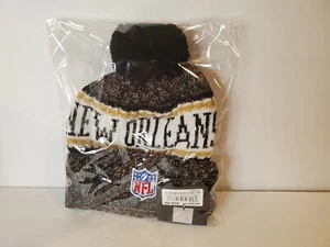 Licensed NFL New Era Collection Pom Cold Weather Cap Beanie - Saints - SALE! - Picture 1 of 5