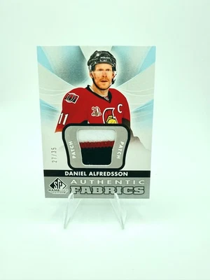 DANIEL ALFREDSSON 2012-13 SPGU Edition Authentic Fabrics Relic #AF-DA 27/35 - Image 1 of 2