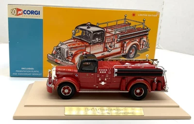 CORGI 2006 50 aniversario Mack cabina L Pumper-Engine Co. No.50 Chicago Fire Dep Foto 1 de 4