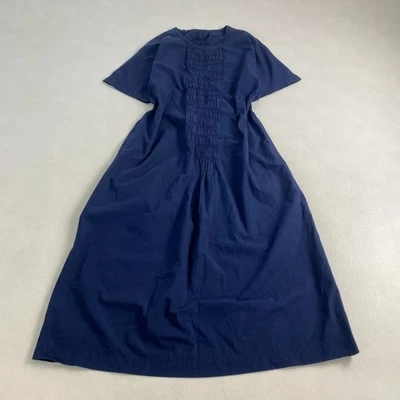 Vestido W3739 Tricot Comme des Garçons Vintage 100% Algodón Azul Marino M-L Foto 1 de 4