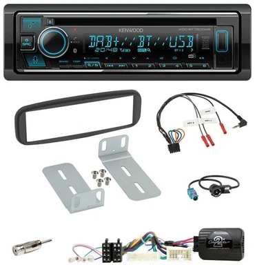 Kenwood Lenkrad Bluetooth DAB USB CD Autoradio für Renault Clio 2012-2016 - Bild 1 von 4