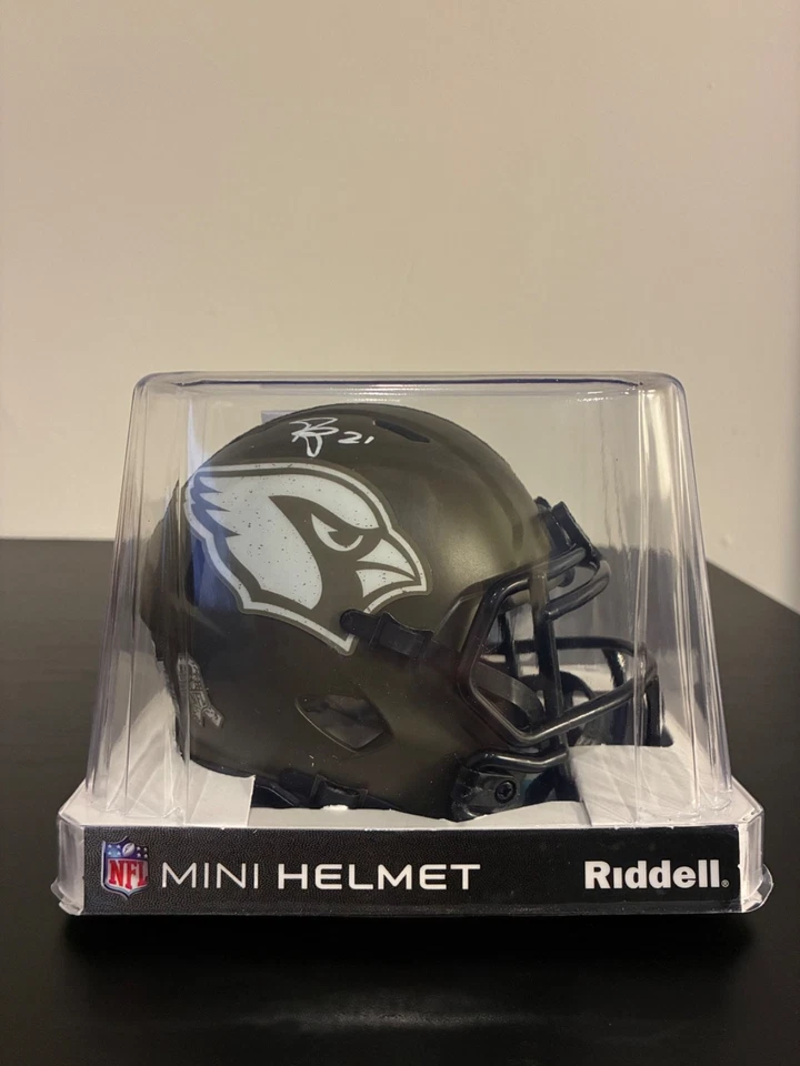 Minicasco firmado por Patrick Peterson de la NFL - Edición Salute to Service Foto 1 de 4