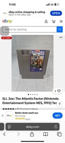 G.I. Joe: The Atlantis Factor (Nintendo Entertainment System NES, 1992) Tested