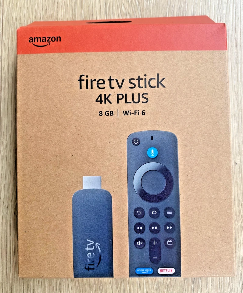 Amazon Fire TV Stick 4K Plus HDR 2025 with 3rd Gen Alexa Voice Remote New - Image 1 of 2