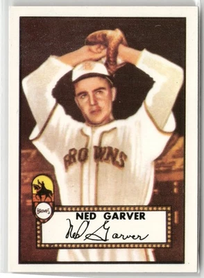 1983 TCG - 1952 Topps - Ned Garver #212 коричневые - Изображение 1 из 2