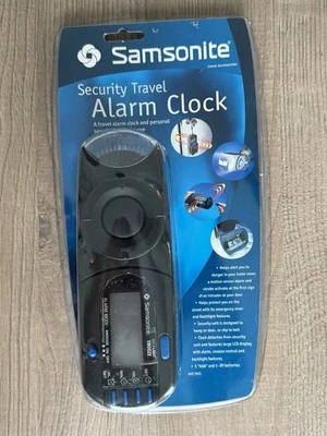Samsonite Personal Security System & Travel Alarm Clock All in One! Brand New - Image 1 of 4