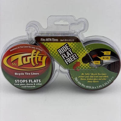 Mr. Tuffy26 X 1.95-2.25 Forros de Pneu de Bicicleta, Par - Bicicleta Marrom - Imagem 1 de 3