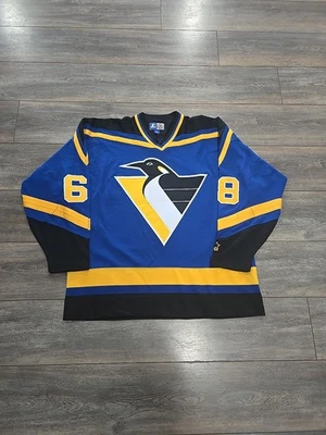 CAMISETA DE HOCKEY JAGR PENGUINS AUTÉNTICA VINTAGE AÑOS 90 CCM KOHO XXL ¡RARA!! Foto 1 de 4