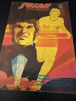 Pete Rose 1975 Octubre Portada Éxito Ilimitado Revista Como Nuevo Artículos de Éxito Foto 1 de 3