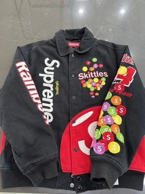 Chaqueta Universitaria Supreme Skittles Mitchell & Ness Talla M Nueva Foto 1 de 4