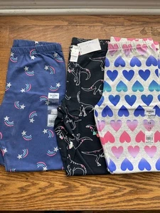 Lot Of 3 - Oshkosh Leggings Girls - Size 14 - Picture 1 of 4