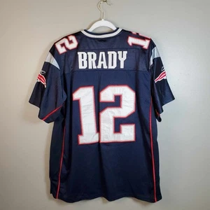 Reebok On Field TOM BRADY New England Patriots Fußball Trikot Größe 52 MÄNGEL - Bild 1 von 15