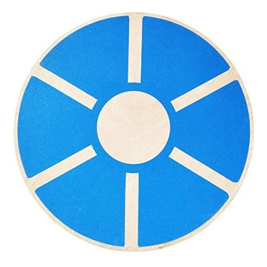 BalanceFrom Non Slip Wooden Wobble Balance Board Core Trainer 15.55" Diameter W