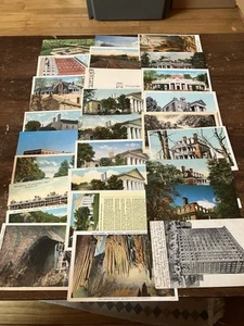 Vintage Lot Of 27 Postcards Used/Unused Historic Virginia Lot 13 1900s - Picture 1 of 10