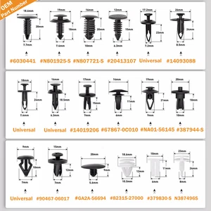 200PCS Fender & Bumper Shield Retainer Push Type Clips for Most of Cars Trucks - Picture 1 of 6